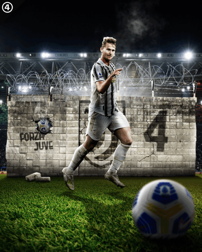 LPS De Ligt Matthijs Juventus Wall